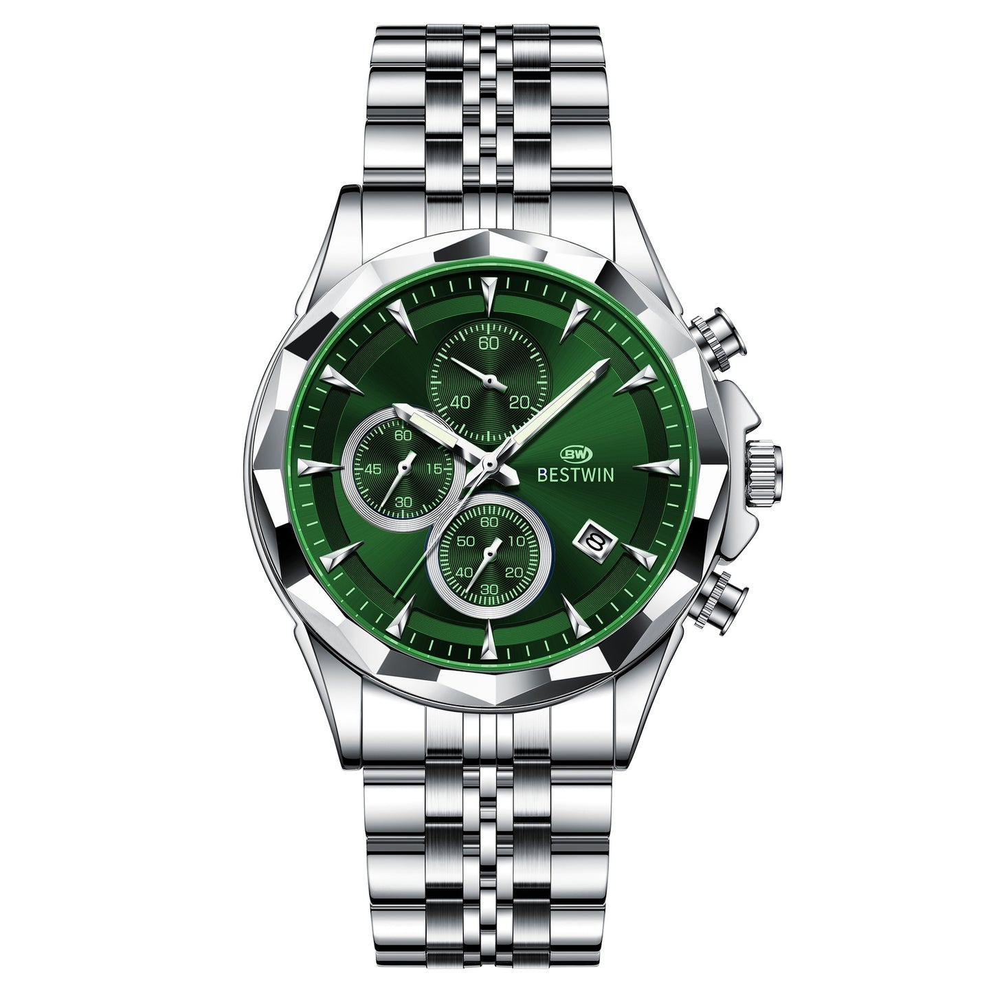 Mens Luminous Six-hand Personalized Watch Stylish And Eye-catching
