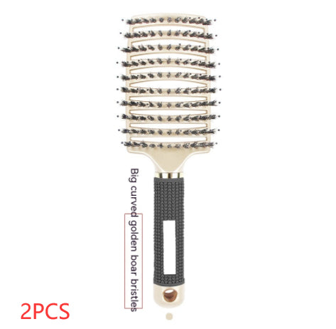 Big Curved Comb Bristle Massage Comb Eight Claws