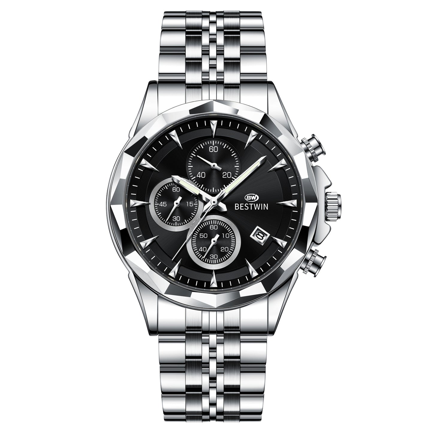 Mens Luminous Six-hand Personalized Watch Stylish And Eye-catching