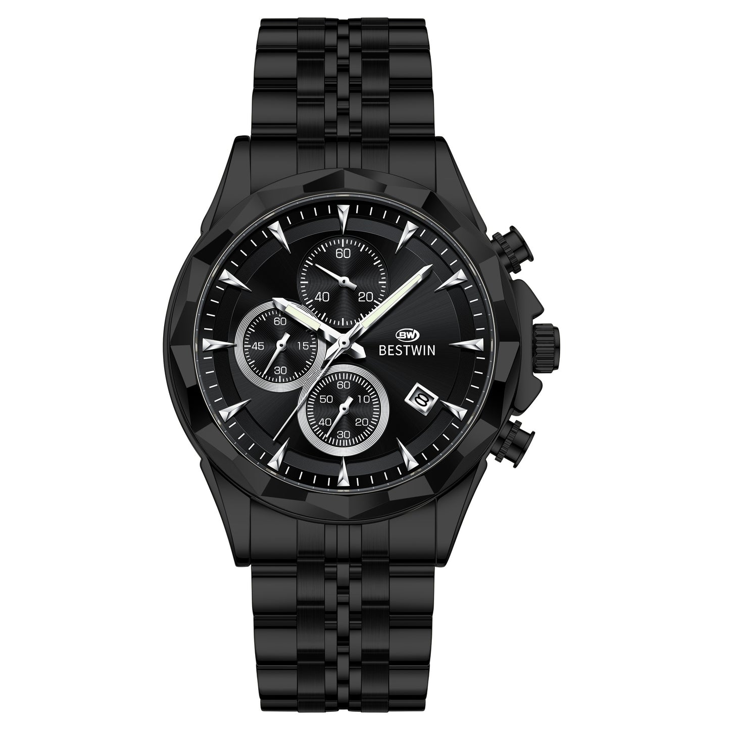 Mens Luminous Six-hand Personalized Watch Stylish And Eye-catching