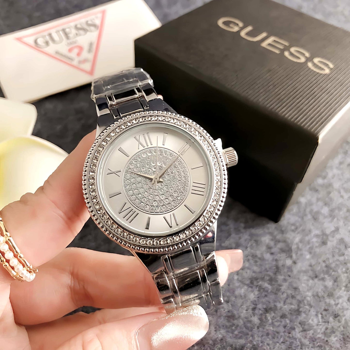 Sleek, Sophisticated Watch With A Large Dial A Niche Art Piece For Women