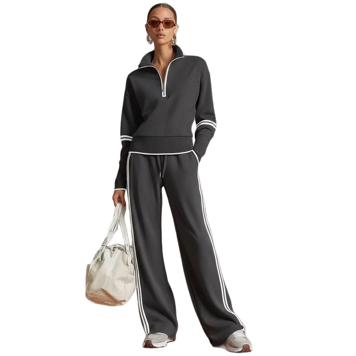 Women's Casual Fashionable Sports Long-Sleeve Suit