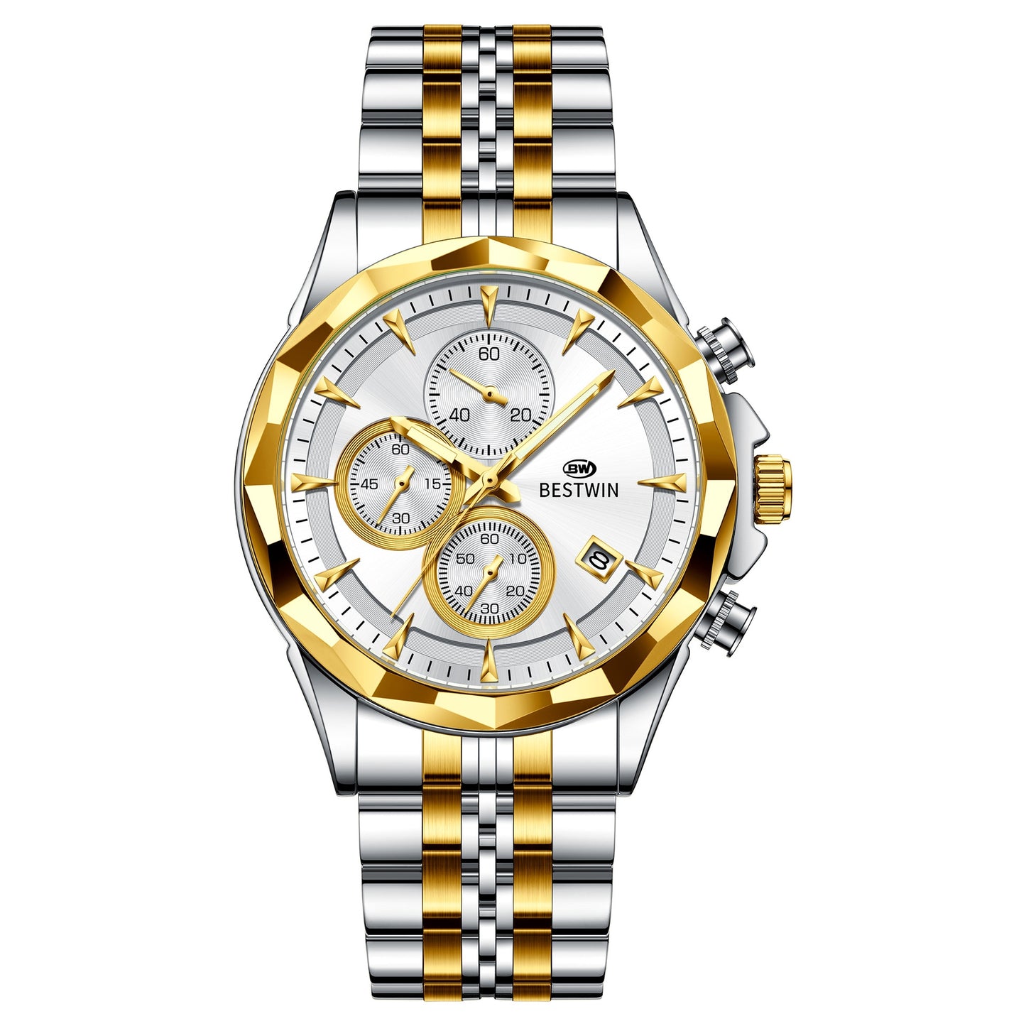 Mens Luminous Six-hand Personalized Watch Stylish And Eye-catching