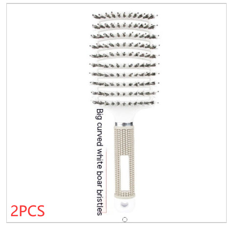 Big Curved Comb Bristle Massage Comb Eight Claws