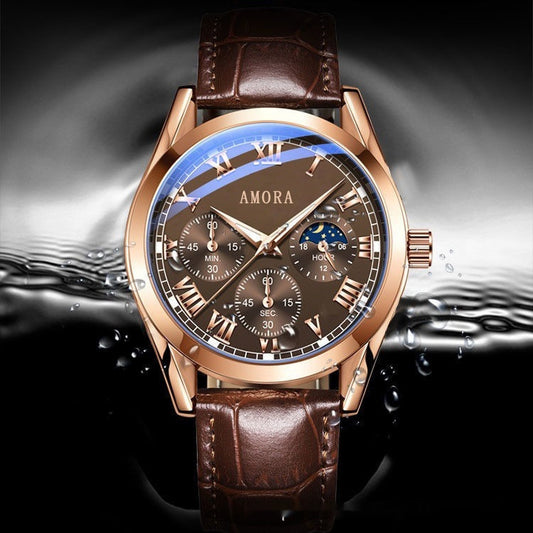 Luminous Quartz Nonmechanical Watch With Water Resistance