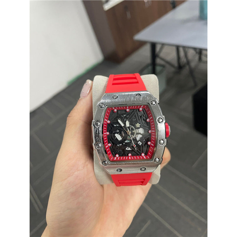 Cylindrical Mens Watch With Luminous Quartz Movementnon-wristwatch