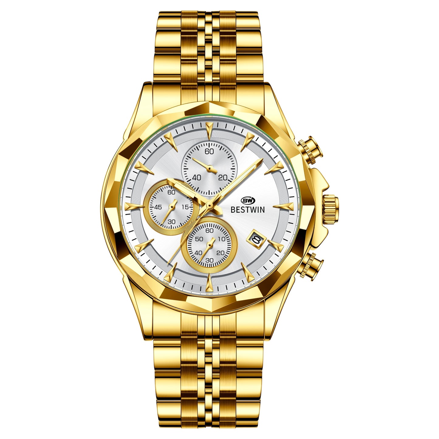 Mens Luminous Six-hand Personalized Watch Stylish And Eye-catching