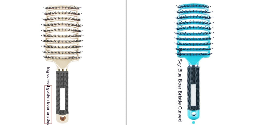 Big Curved Comb Bristle Massage Comb Eight Claws